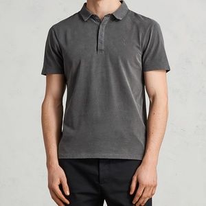 All Saints Ossage Polo Shirt